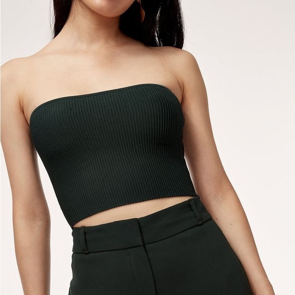 Aritzia Tops - ARITZIA Babaton Sculpt Knit Cropped Tube Top